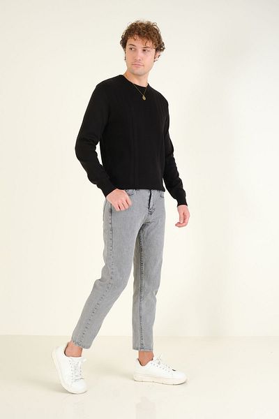 Giyim Dünyası Γκρι ανδρικό Boyfriend Jeans
