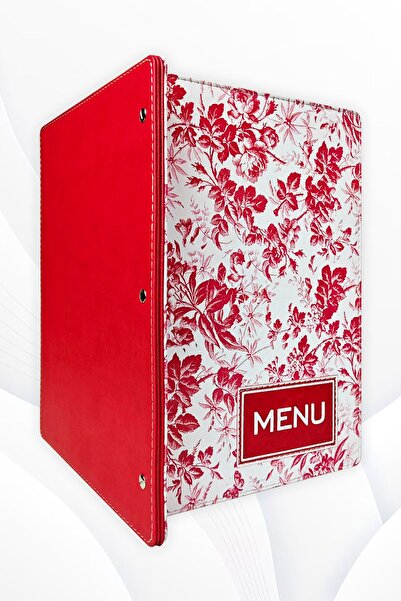 ankara menü Acidatli Printed A4 Menu Container
