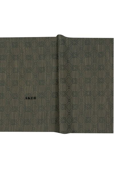 Aker Μονόγραμμα Βαμβακερό Μεταξωτό Σάλι 8935977-955