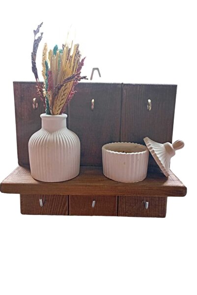 MRM WOOD MARMARASAUNA ASKILIK AHŞAP DUVAR ASKILIK DUVAR RAF VE ANAHTARLIK