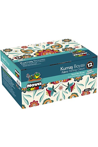Nova Color Kumaş Boyası 12 Li Takım Nc-192