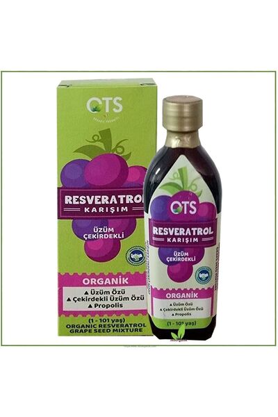Öts OTS Organik Resveratrol Karışım Üzüm Çekirdekli 180 ml