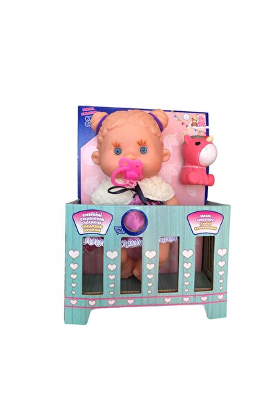 ERPA Bebiş Ağlayan Horlayan Emzikli Masal Anlatan Et Bebek Sevimli Hayvan Fig...