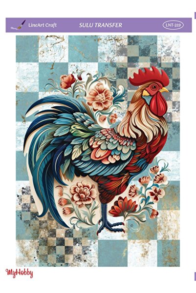 LİNEART Lineart Sulu Transfer No:LNT319  25x35cm