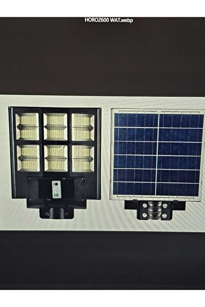 Horoz 074-009-0600 Grand-600 6400k Beyaz Işık Solar Sokak Lambası Kumandalı