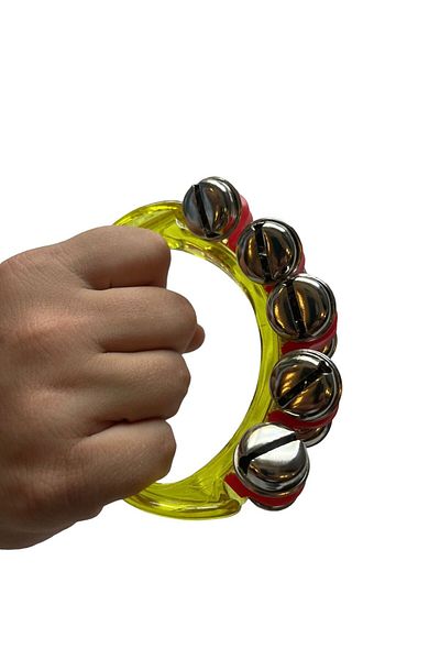 Donizetti Rattle Tambourine with Bell (1 Pair)