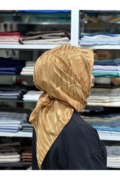 PİRAMİT Premium Jacquard Zebra Scarf