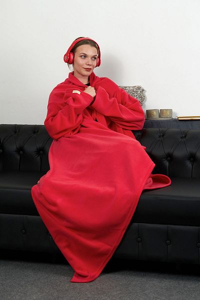 SPROUT fresh Wearable Sleeved Polar Tv Watching Blanket
