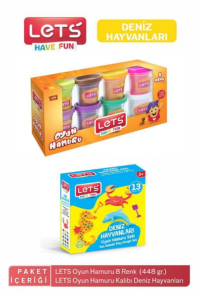 Lets Fun Play Dough Set - Molds