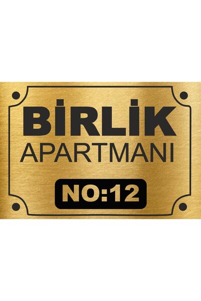 sıradışıhediyem APARTMAN İSİMLİĞİ APARMAN TABELASI APARTMAN KAPI İSİMİĞİ