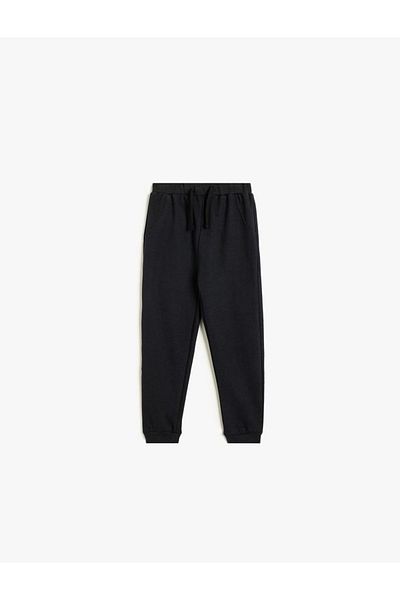 Koton Basic Sweatpants with Tie-Up Waist and Pockets