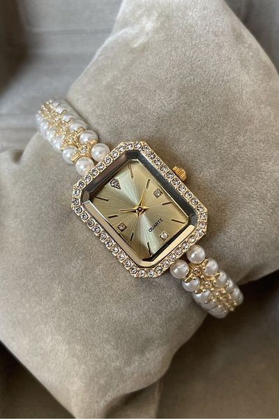 Leerybee Women's Wristwatch Nl-018 - Pearl Model