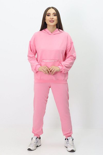 GZT TEKSTİL Girl's Hooded and Pocketed Tracksuit Set