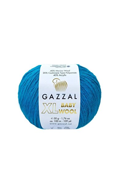Gazzal Baby Wool XL El Örgü İpi | Mavi 822