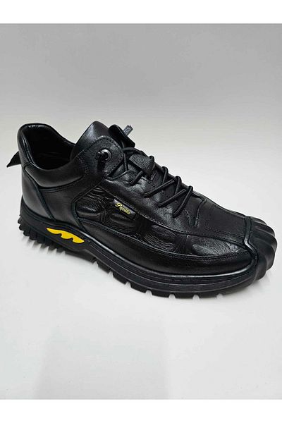 Pepita Pepita Genuine Leather - Flexible and Comfortable Black Men's Personality Shoes