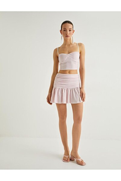 Koton Women's Ruffled Mini Skirt