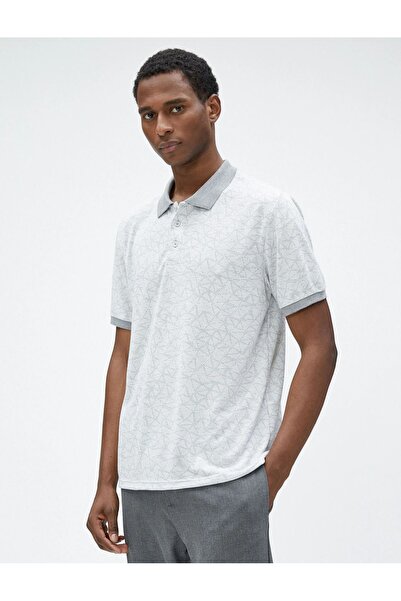 Koton Men's Polo Neck T-Shirt