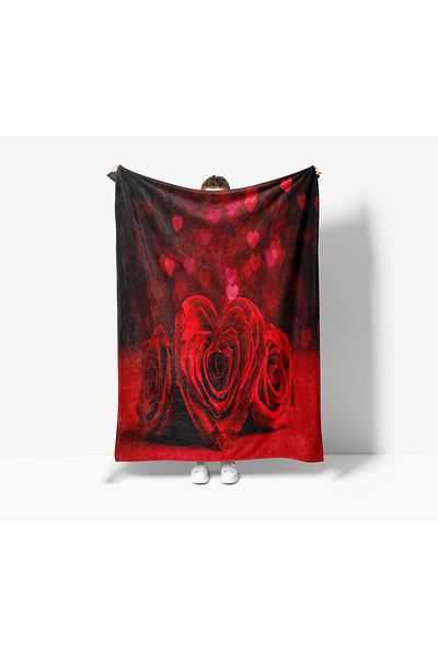 Home Single 3D Dimensional Fleece Duvet Cover Blanket