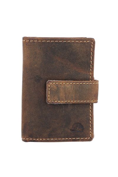 Greenburry Vintage business card case RFID leather 7 cm