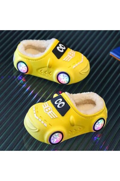 Yasee Bebekler için parlayan araba desenli Panduf