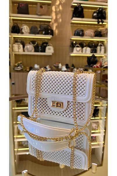 DUYGUSHOESBAG حقيبة جيلي موديل - مستوردة مثقبة