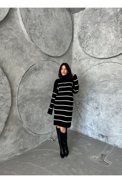 NATUFIAN STORE Rochie de damă cu dungi lungi