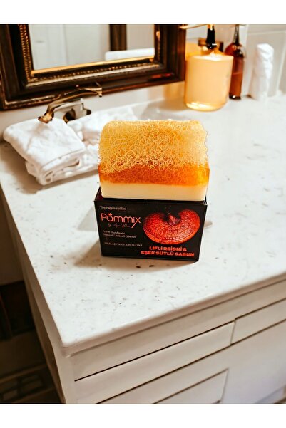 PAMMİX ليفي ريشي صابون حليب الحمار