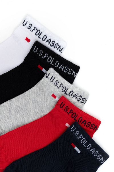 U.S. Polo Assn. Us Polo Assn. Детски чорапи 5 бр