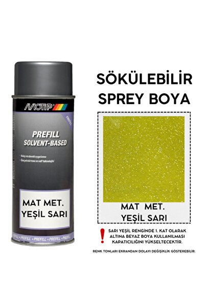 Motip Plasti Dip Sökülebilir Kauçuk Mat Metalik Sprey Boya 350ML