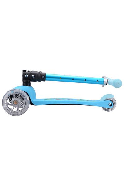 BoldCube 3 Wheel Scooter Folding Teeny Dinosaur ,Blue