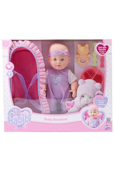 Baby Habibi Doll Baby Bassinet - 14inch