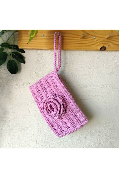 NeednStore Pink Rose Detailed Zippered Women's Wallet