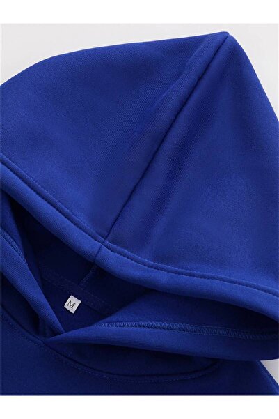 Machetta Унісекс оверсайз зимовий худі з принтом кота-НЛО - 3 нитки, 100% бавовна, з капюшоном