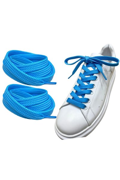 YeferStore 120 cm Flat Sports Shoelaces, Sneakers Laces, Flat Shoelaces 1 Pair