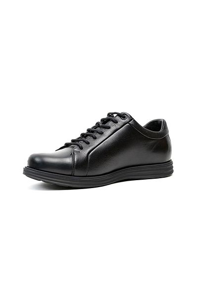 Greyder 00240 Black Genuine Leather - Daily Casual Men's Shoes