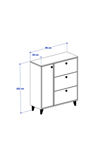 ANZERA Liva Ayakkabılık - Atlantik Çam / Antrasit - Kapaklı