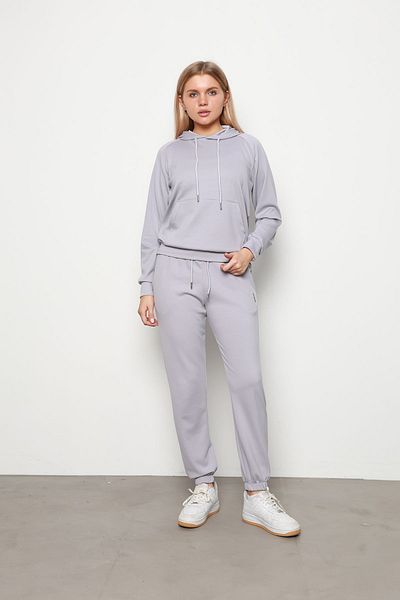 İKLİM LİFE Gray Kangaroo Double Suit - Pocket and Hood Detail