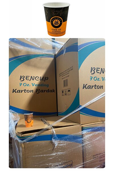 FİGANLAR extra kalın 7 oz vending karton bardak 3000 adet