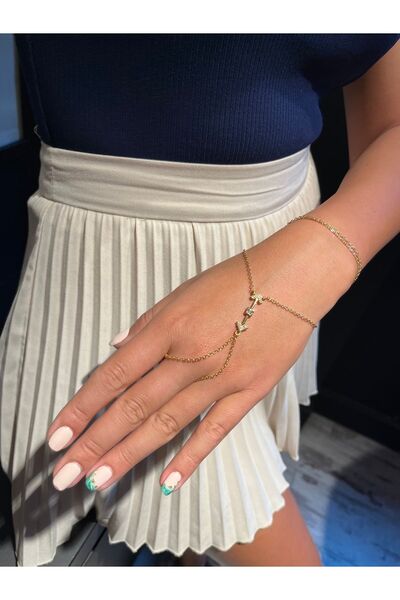 Asteria Jewelry Gold Kaplama Şahmeran Bileklik