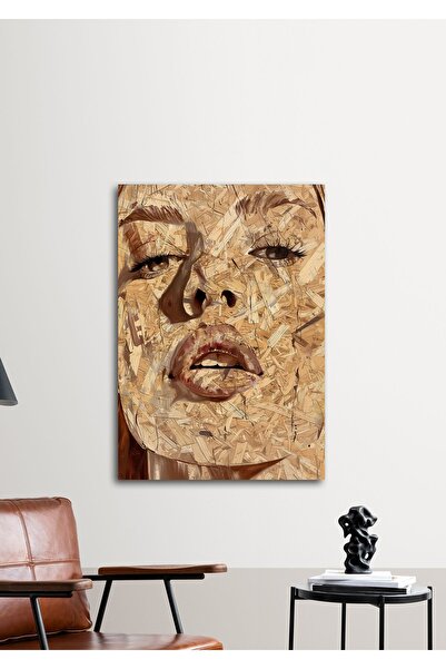 huhuli Ahşap Tasarım Tablo Huhu316