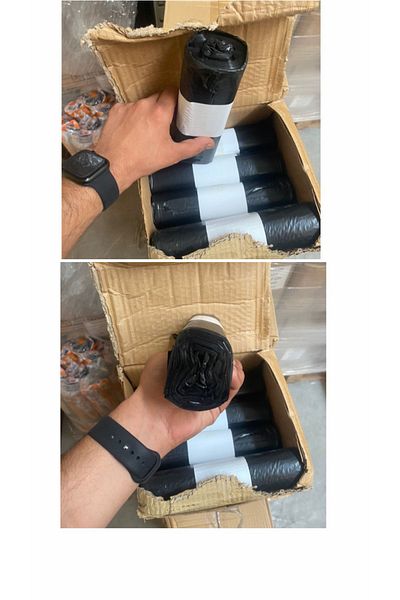 FİGANLAR Jumbo Size 80X110 J400 Gr Thick Garbage Bag and Bag - 5 Rolls of 10