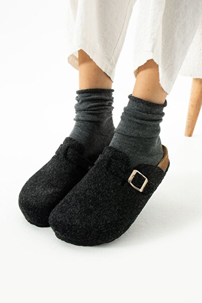 SEZ AYAKKABI Eliza Femei - Model Winter Comfort, Față închisă, Papuci de casă...