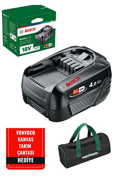 Bosch Dik Süpürge Yedek 18v 4.0 Ah Batarya Şarjlı Akülü Elektrikli Dikey Süpürge Bataryası Yedek Akü