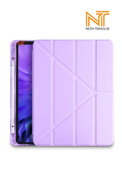 Nezih Case iPad Air 4/5/6 11 Inch 2020 2022 2024 2025 Compatible Smart Case with Pen Section and Stand Sleep Mode