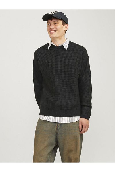 Jack & Jones Einfarbig Rundhals Strickpullover - Sweatshirt