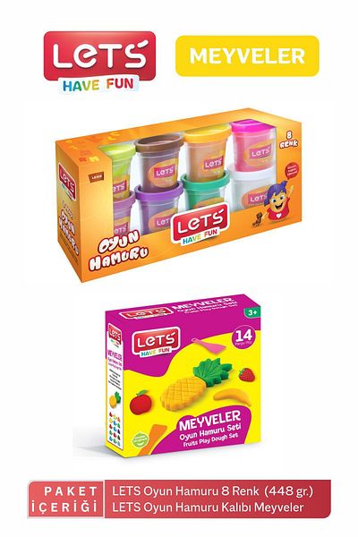 Lets Fun Play Dough Set - Molds