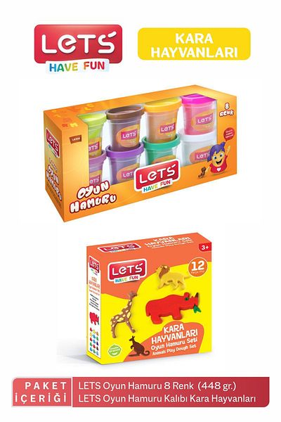 Lets Fun Play Dough Set - Molds