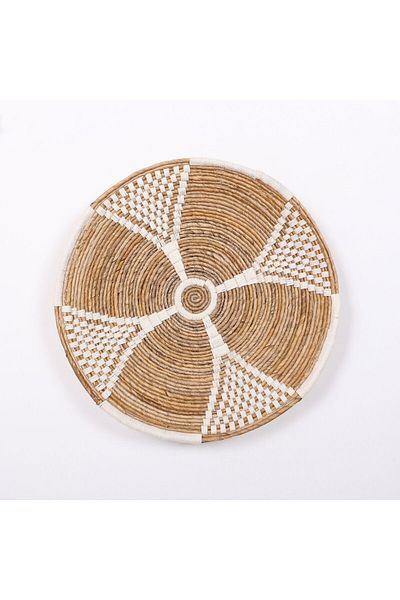 Mylamp ΠΕΡΟΥ 60x13 cm Διάμετρος- Πιάτο τοίχου Natural Abaka