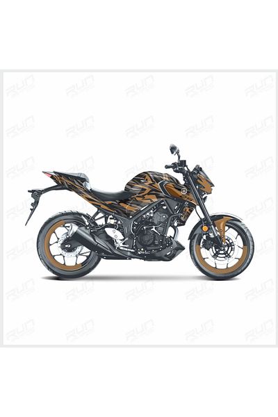 Run Grafik Shop YAMAHA MT-25 2019-2024 Σετ αυτοκόλλητων κιτ γραφικών NORTON - Μοντέλο