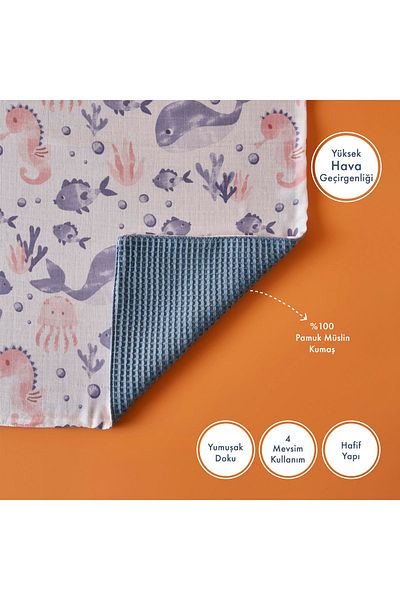 Bella Maison بيكيه أطفال مارين قطن 100% (90x100)